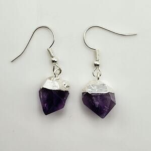 Genuine Amethyst Earrings